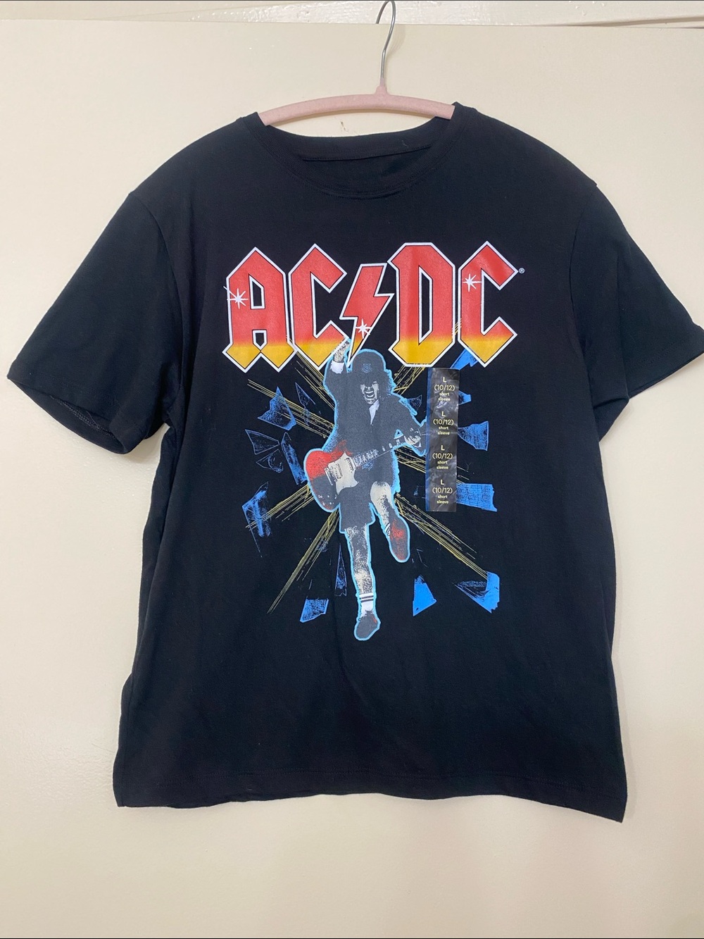 AC/DC Black Kids Short Sleeve Tee